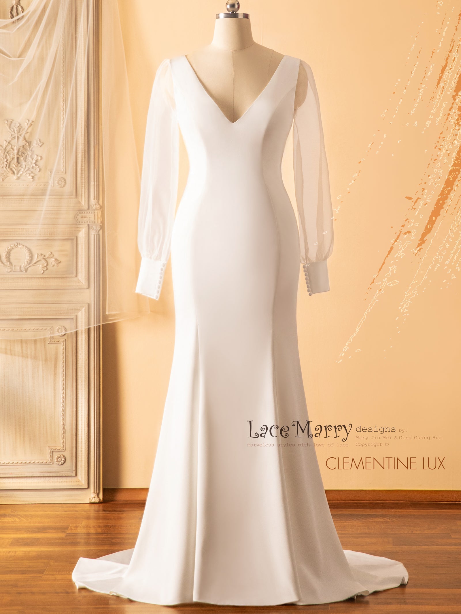 Lace mary wedding dress sale