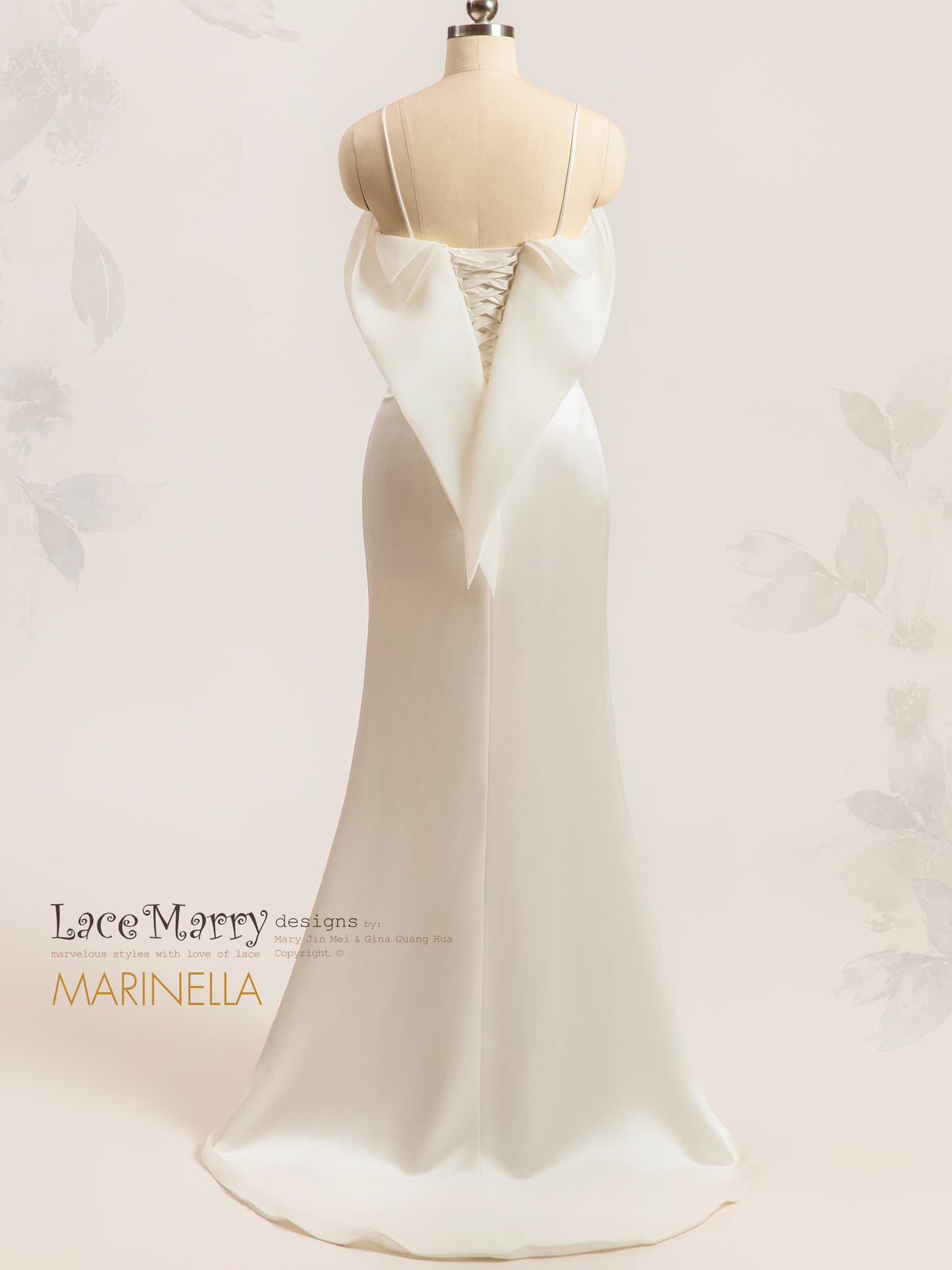 MARINELLA / Modest and Minimalist Wedding Dress