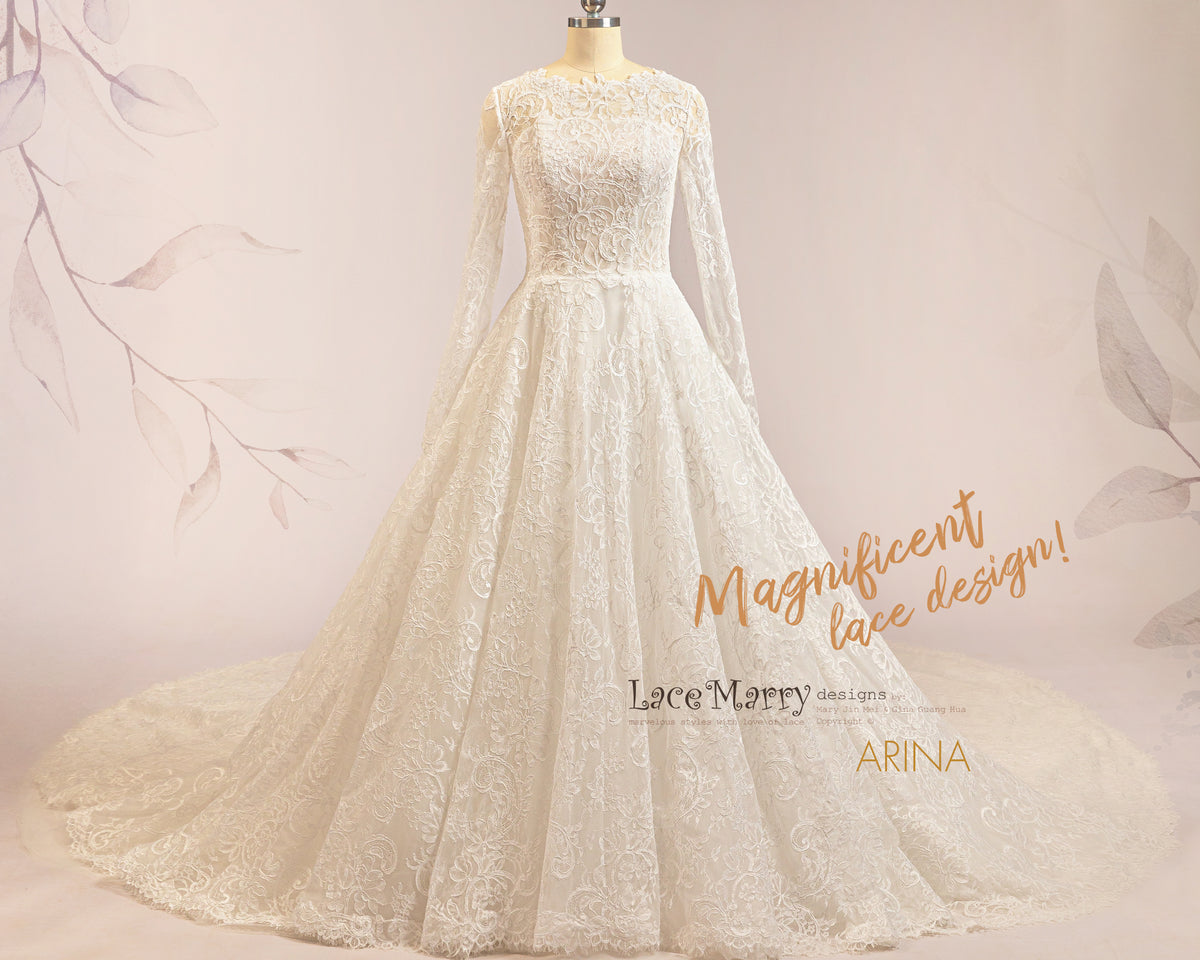 ARINA / Timeless A Line Wedding Dress