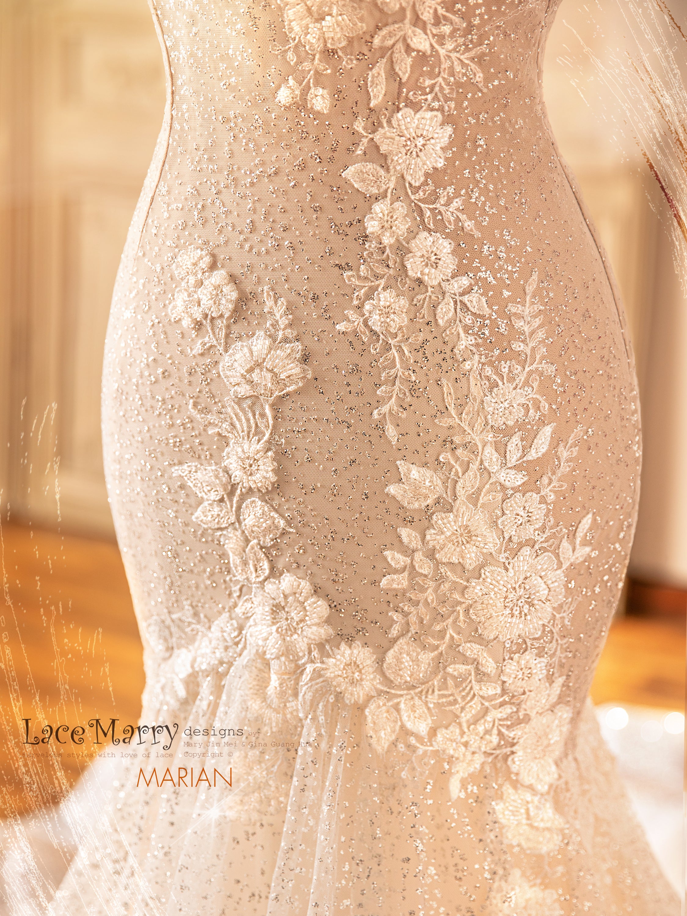 Long Sleeve Lace Wedding Dress, Lace Wedding Dress, Backless Wedding Dress,  Mermaid Wedding Dress, Low Back Wedding Dress 0157 -  Canada