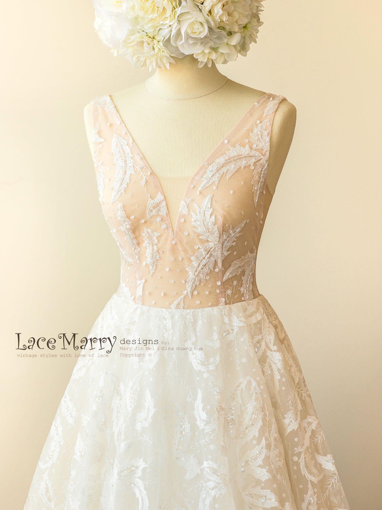 Janet Dress Dots Tulle Mini Dress Short Wedding Dress Polka -  Hong Kong