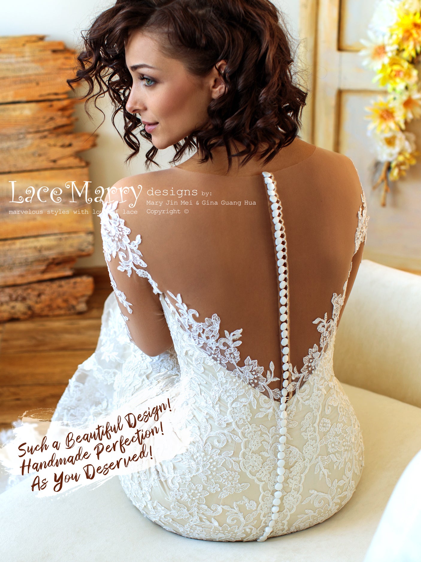 7 Stunning Ways to Accessorize Low Back or Backless Dresses with a Wed –  One Blushing Bride Custom Wedding Veils